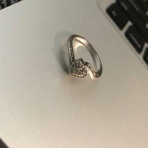 HEART shaped diamond ring